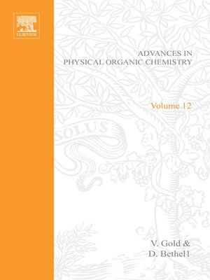 cover image of Advances in Physical Organic Chemistry